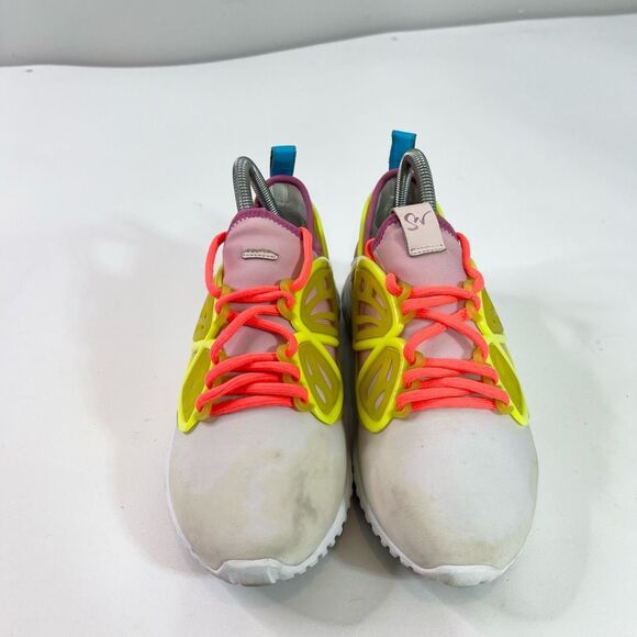 Sophia Webster Sneakers Womens 40 Multicolor Leather Trimmed Fly-by Low Top - Picture 2 of 12